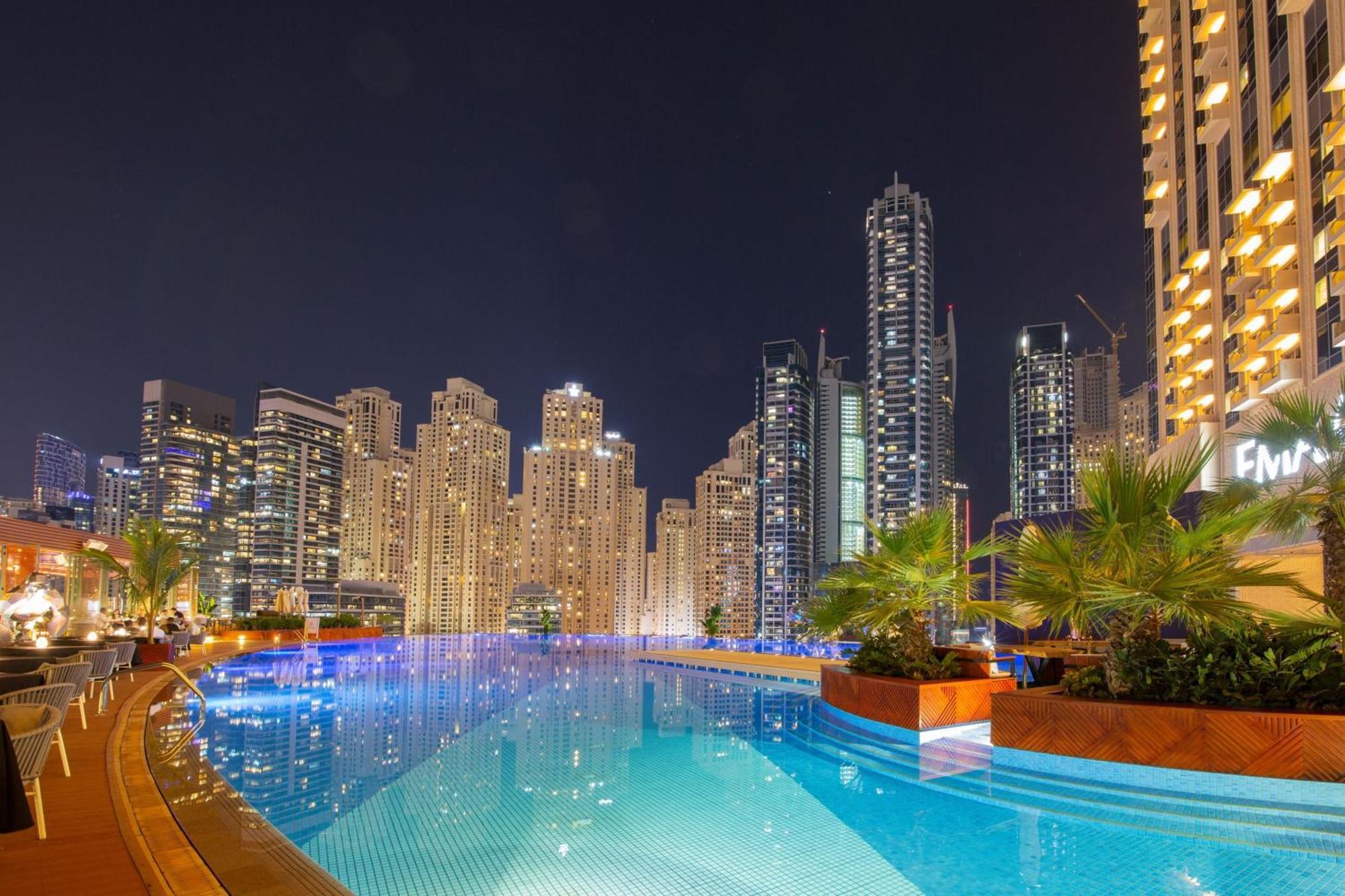 فندق العنوان مرسى دبي المظهر الخارجي الصورة The Infinity Pool at the 101 Park