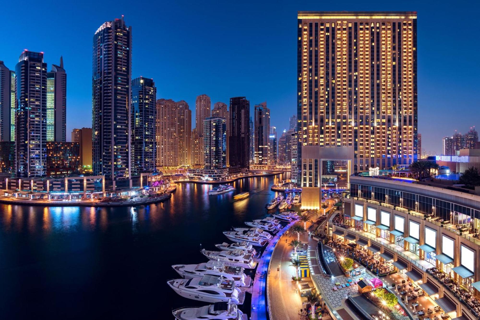 فندق العنوان مرسى دبي المظهر الخارجي الصورة Dubai Marina